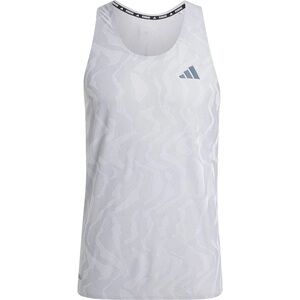 Adidas White Patterned Tank Top